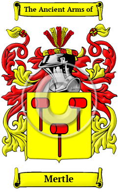 Mertle Family Crest Download (JPG) Heritage Series - 600 DPI