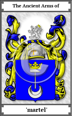 'martel' Family Crest Download (JPG)  Book Plated - 150 DPI