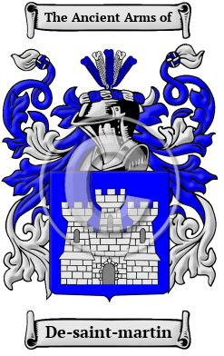 De-saint-martin Family Crest Download (JPG) Heritage Series - 600 DPI