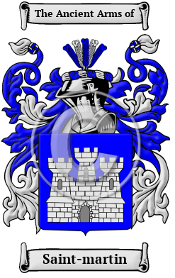 Saint-martin Family Crest Download (JPG) Heritage Series - 300 DPI