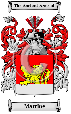 Martine Name Meaning, Family History, Family Crest & Coats of Arms, German