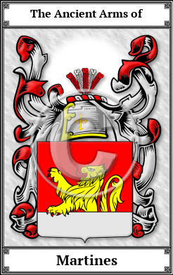 Martines Family Crest Download (JPG)  Book Plated - 150 DPI