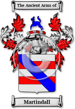 Martindall Family Crest Download (jpg) Legacy Series - 150 DPI