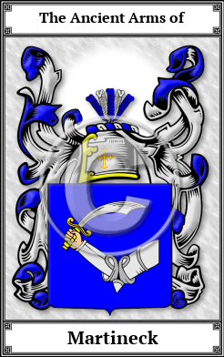 Martineck Family Crest Download (JPG)  Book Plated - 150 DPI