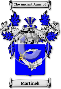 Martinek Family Crest Download (JPG) Legacy Series - 600 DPI