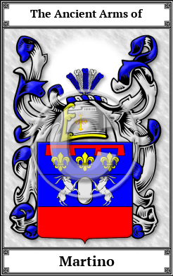 Martino Family Crest Download (JPG)  Book Plated - 150 DPI