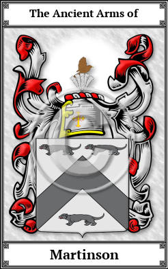 Martinson Family Crest Download (JPG)  Book Plated - 150 DPI