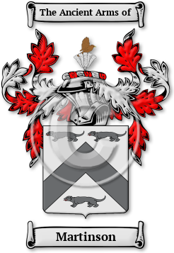Martinson Family Crest Download (jpg) Legacy Series - 150 DPI