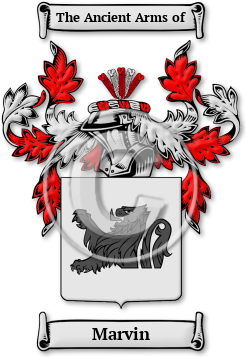 Marvin Family Crest Download (jpg) Legacy Series - 150 DPI