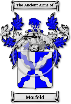 Morfeld Family Crest Download (jpg) Legacy Series - 150 DPI
