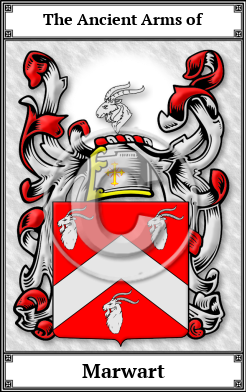 Marwart Family Crest Download (JPG) Book Plated - 600 DPI
