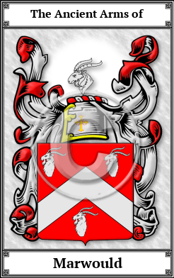 Marwould Family Crest Download (JPG) Book Plated - 600 DPI