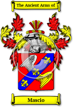 Mascio Family Crest Download (jpg) Legacy Series - 150 DPI