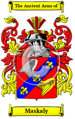 Maskaly Family Crest Download (JPG) Heritage Series - 600 DPI