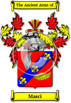 Masci Family Crest Download (JPG) Legacy Series - 600 DPI