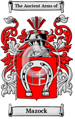 Mazock Family Crest/Coat of Arms