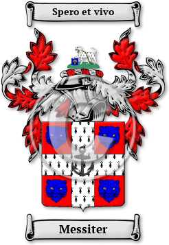Messiter Family Crest Download (jpg) Legacy Series - 150 DPI