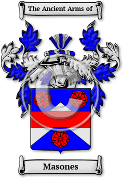 Masones Family Crest Download (jpg) Legacy Series - 150 DPI