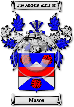 Masos Family Crest Download (jpg) Legacy Series - 150 DPI