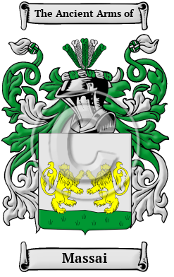 Massai Family Crest Download (JPG) Heritage Series - 600 DPI