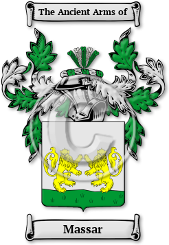 Massar Family Crest Download (jpg) Legacy Series - 150 DPI