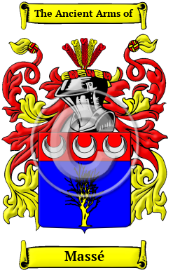 Massé Family Crest Download (JPG) Heritage Series - 300 DPI
