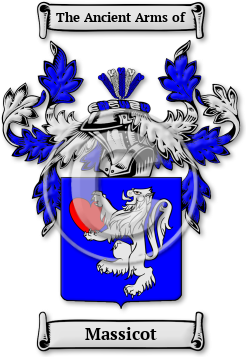 Massicot Family Crest Download (jpg) Legacy Series - 150 DPI