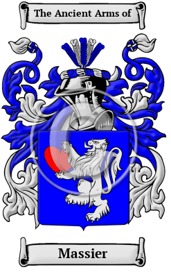 Massier Family Crest Download (JPG) Heritage Series - 600 DPI