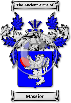 Massier Family Crest Download (jpg) Legacy Series - 150 DPI