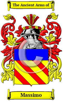 Massimo Family Crest Download (JPG) Heritage Series - 600 DPI