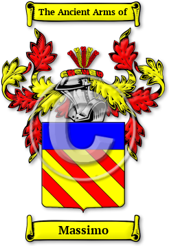 Massimo Family Crest Download (JPG) Legacy Series - 300 DPI