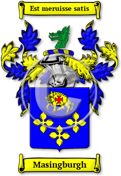 Masingburgh Family Crest Download (jpg) Legacy Series - 150 DPI