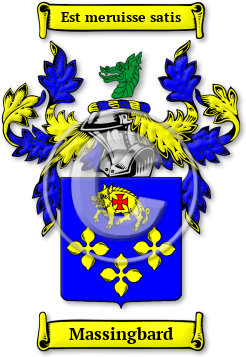Massingbard Family Crest Download (jpg) Legacy Series - 150 DPI
