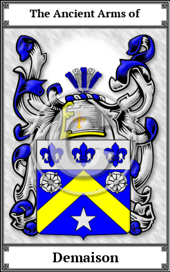 Demaison Family Crest Download (JPG) Book Plated - 600 DPI