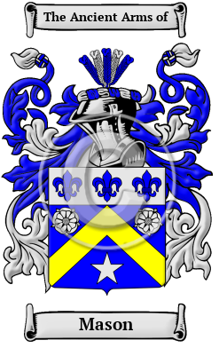 Mason Family Crest Download (JPG) Heritage Series - 600 DPI