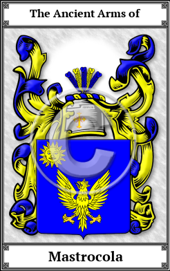 Mastrocola Family Crest Download (JPG)  Book Plated - 150 DPI