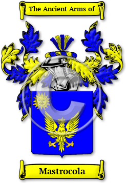 Mastrocola Family Crest Download (jpg) Legacy Series - 150 DPI