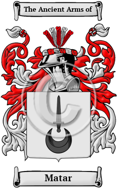 Matar Family Crest Download (JPG) Heritage Series - 600 DPI