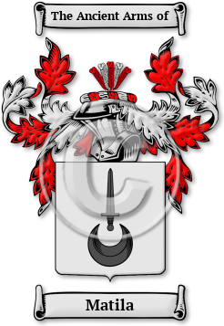 Matila Family Crest Download (jpg) Legacy Series - 150 DPI