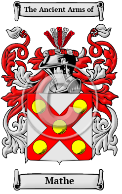 Mathe Name Meaning, Family History, Family Crest & Coats of Arms