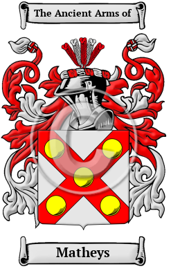Matheys Family Crest Download (JPG) Heritage Series - 300 DPI