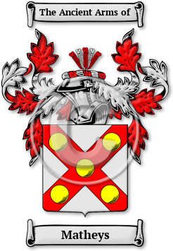 Matheys Family Crest Download (jpg) Legacy Series - 150 DPI