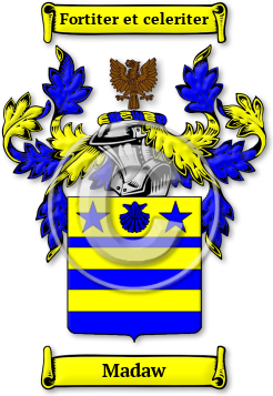 Madaw Family Crest Download (JPG) Legacy Series - 600 DPI