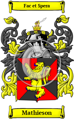 Mathieson Family Crest/Coat of Arms
