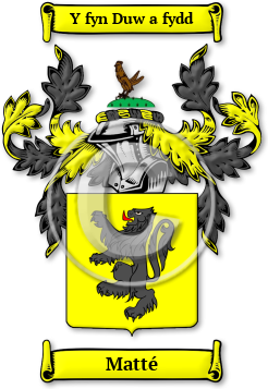 Matté Family Crest Download (JPG) Legacy Series - 300 DPI