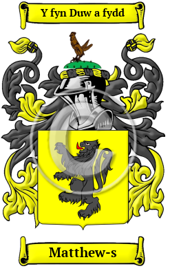Matthew-s Family Crest Download (JPG) Heritage Series - 300 DPI