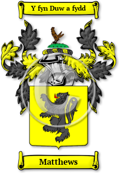 Matthews Family Crest Download (JPG) Legacy Series - 600 DPI