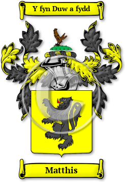 Matthis Family Crest Download (JPG) Legacy Series - 600 DPI