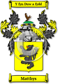 Matthys Family Crest Download (JPG) Legacy Series - 600 DPI