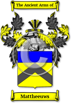 Mattheeuws Family Crest Download (jpg) Legacy Series - 150 DPI